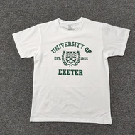 The University of Exeter Culture 100% Premium Cotton Unisex Casual Tee Men 200GSM Oversized Short Sl