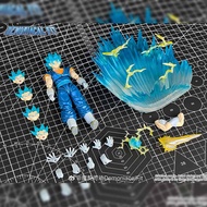 New Demoniacal Fit Dragon Ball Trump Card Blue Hair Action Figures Vegeto Figurine Gk Statue Collect