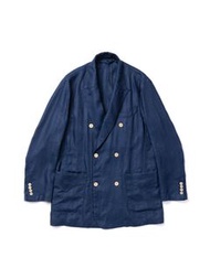 SYNDRO "SMOKER" DOUBLE BREASTED JACKET - LINEN HBT 全新含吊牌