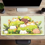 Cat Large Mouse Pad computer mat Desk Mat keyboard mat Office Gaming Table Mat