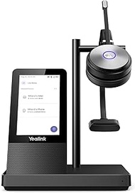 Yealink WH66 Wireless Headset Bluetooth with Microphone DECT Headset for Computer Laptop PC Headset for Office VoIP Phone IP Teams Certified Workstation for SIP Phone UC Communication (Mono)