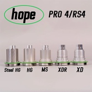 Hope Pro 4 MTB Rear Hub Freehub Body For Shimano HG MicroSpline SRAM XD - Brand New
