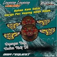 Layang-layang Naga Kain Full Printing per Keping High Quality