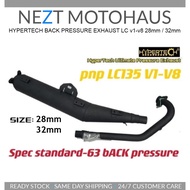 HYPERTECH BACK PRESSURE EXHAUST LC V1-V8 28mm / 32mm