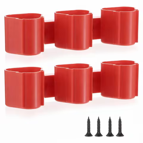 Wall Mount Rack For Makita Bosch Milwaukee Worx 10.8V 12V Battery Tool Holder Stand Storage Organize