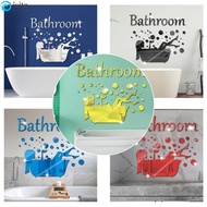 ISITA English Acrylic Decal, Thickness DIY Bathroom Mirror Wall Sticker, Simple Acrylic 3D 3D Mirror Mural 3D