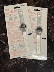 Beams 50週年限定 bPr Talking Series 透明電子錶 日文版/英文版