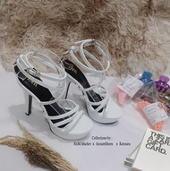 Heels Zara Glossy Gladiator 13cm Terbaru High Heels Kenzara