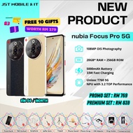 [ READY STOCK | BUY 1 FREE 10 ] nubia Focus Pro 5G | 20GB* RAM + 256GB ROM | 108MP OIS Photography |