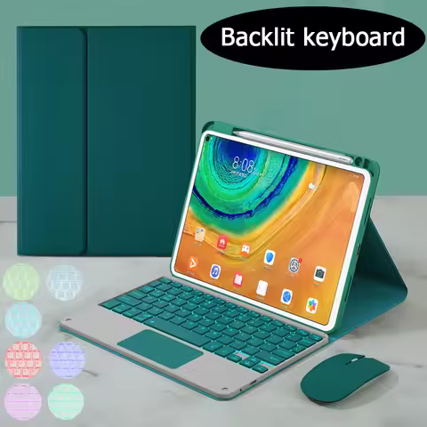 Touchpad Backlit Keyboard for Xiaomi Pad 6 Keyboard Mi Pad 6 Pro Keyboard Case 11 inch Fabric with P