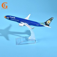 Air NOK Boeing 737 Plane Model Thai Airways Blue Bird B737 Aircraft Diecast Metal Airplane Toy Gift 