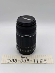 (สินค้ามือ2) เลนส์ Canon 55-250 f4.5-5.6 is ii  อุปกรณ์ -ตัวเลนส์ Canon 55-250 is ii -ฝาปิดหน้า-หลัง