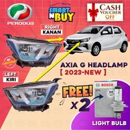 Perodua Axia G Headlamp Original Lampu Depan Axia G Lampu Besar Head Lamp 2023 - NEW