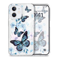 Aurora Butterfly Phone Case For Xiaomi 15T Pro 14T 13T 12T 12 11 Lite Poco F7 X7 M7 M6 X4 4G 5G Clea