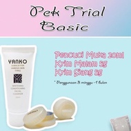 Yanko BASIC TRIAL - cleanser 30ml, day cream 5ml, night cream 5ml