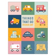 Things That Go Giant Sticker Art & Activity Book For Kids With 350+ Stickers