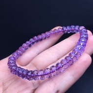 💜【靈性巔峰·能量聚焦】紫水晶盤切天然療癒手串｜7.5-8.5mm金字塔靈鏈｜1750結緣💰｜開第三眼·能量倍增