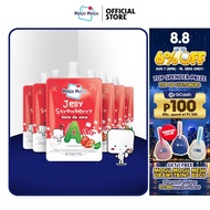 Mogu Mogu Jelly (Strawberry Flavor) with Nata de Coco 150 g. 6 Pouches Nata de Coco Jelly Coconut Je