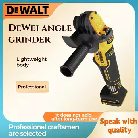 DEWALT DCG416 20V Brushless Cordless Angle Grinder: 125mm Cutting & Polishing Tool (Battery Not Incl