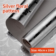 Self-Adhesive Kitchen Oil Proof Stickers Heat Resistance Waterproof Sticker Aluminum Foil Sticker Ki