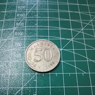 Syiling Lama Malaysia 50 sen 50 cent Coin 1980