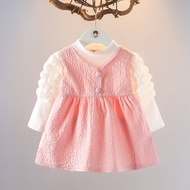 2025 Spring New Girls Dress Baby Fashionable Princess Dress FT1K