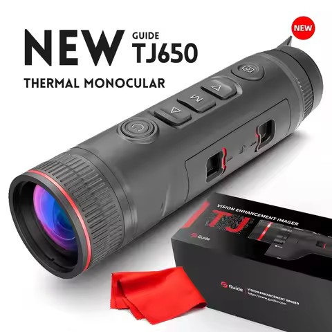 Guide TJ430/650LRF Thermal Imager for Hunting Monocular Scope NETD 20mk 640PIX With 50mm Measurement