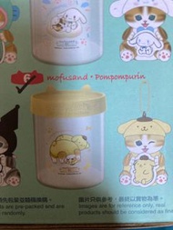 7-Eleven mofusand X Sanrio 玻璃樽公仔 布甸狗款