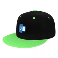Hotmail Logo Hip-Hop Baseball Cap Printed Cap Sun Hat Hat Board Hat Hip-Hop Hip-Hop Hat Flat Brim Ha