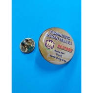 COLLAR PIN PRS BESTARI  KUNING COLLAR PIN 25mm DIAMETER