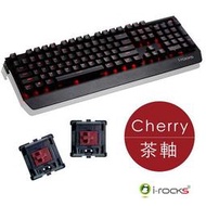 【鳥鵬電腦】i-rocks 艾芮克 IRK60M 背光遊戲機械鍵盤 黑 CHERRY 茶軸 櫻桃 K60M 機械式鍵盤