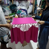 Small table fringe cover 30cm x 50cm x 65cm 4 sides