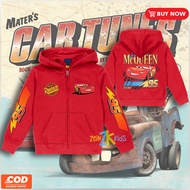 Lightning McQueen Kids Zipper Hoodie Lightning McQueen Kids Hoodie Sweater/