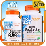 Doctor's Best Glucosamine Chondroitin Msm with OptiMSM | Vegan Glucosamine Sulfate