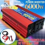 [Deceble.my] 600 Watt Car Mounted Inverter with Cooling Fan 12V DC To 220V AC Power Inverter Car Cha