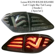 Lexus RX270 / RX350 / RX450H Led + Light Bar Tail Lamp ( Smoke )