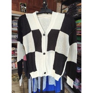 Women's Striped Knitted Sweater, Thick Knitted Sweater, Cheap Knitted Sweater