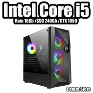 Comza Store คอมพิวเตอร์ Core-i5 /GTX 1050 /Ram 16Gb /SSD 240Gb พร้อมใช้งาน พร้อมจัดส่งด่วน Case COOL