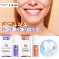 Authentic 2 in 1 COLOUR CORRECTOR V34 and ENAMEL CARE 30ml (Colour Corrector Remove Stains Care Toot