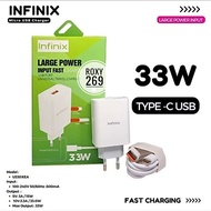 HP Infinix USB Type C 33W Charger Infinik 33Watt 33 Watt USB Type C Hot Note Zero Smart HD Mobile Ph
