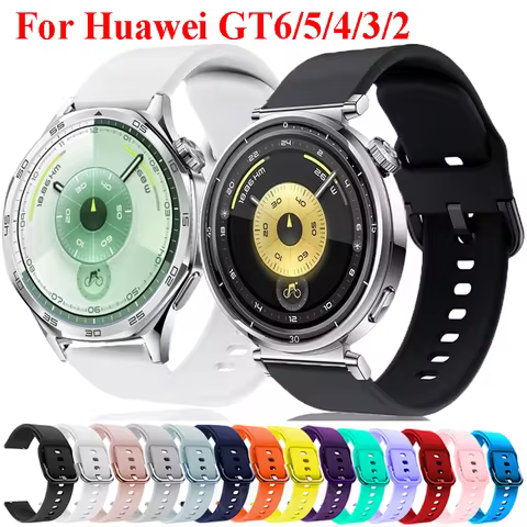 Silicone Strap For Huawei Watch GT 6 46mm 41mm Sports Watchband For Huawei Watch GT6 Pro GT5 GT4 GT3