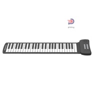 49 Keys Roll Up Piano with Built-in Speaker 16 Tones 6 Demos Supports Recording Sustain Headphone Jack Silent Hand Roll Piano Flexible Silicone Electronic Keyboard [ppday]
