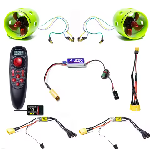 APISQUEEN U1 12V~16V 200W Signal 1.7Kg Thrust/Set 3.4kg Thrust Brushless Underwater Thruster/Propell