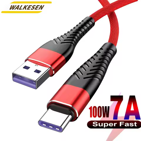 100W 7A 0.25M 1M 2M 3M Weaving Data Cable Type C Fast Charging Data Cord for iPhone Xiaomi Huawei Sa