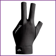 Billiards Gloves for Men 3 Fingers Pool Gloves Pool Gloves Billiards Left or Right Hand 3 Fingers Po