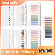 Sticky Tabs,7 Sheets 1400 Tablets, 60 Different Morandi Colors Tabs, Strip Index Tabs, Page Flag Mar
