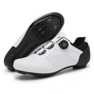 Road Cycling Shoes Unisex Road Bike Wear Waterproof Adjustable Resistant Bicycle Nylon Bottom Riding Shoe Self-Locking W0KZ