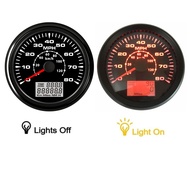 Car or Boat Instrument Panel GPS Speedometers 85mm 0-80MPH Speed Mileometers Digital Odometers Trip 