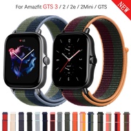 สายนาฬิกาข้อมือ แบบไนลอน สำหรับ Xiaomi Huami AMAZFIT GTS gts 3 2 2e 2mini