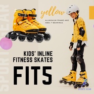 OXELO รองเท้าอินไลน์สเก็ต เพื่อการออกกำลังกายสำหรับเด็กรุ่น Fit 5 ( Kids' Inline Fitness Skates Fit 